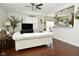 Cozy living room with ceiling fan and hardwood floors, perfect for relaxing and entertaining at 1175 Bent Tree Way, Plainfield, IN 46168