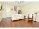 Cozy living room with hardwood floors, perfect for entertaining and relaxation at 1175 Bent Tree Way, Plainfield, IN 46168