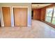 Spacious living area features double closets and a large, bright window at 1221 S Catherwood Ave, Indianapolis, IN 46203
