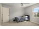 Bedroom featuring natural light, a comfortable bed, and ample space for personalization at 12372 Ostara Ct, Fishers, IN 46037