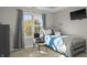 Comfortable bedroom featuring natural light, modern decor, and a stylish interior design at 12372 Ostara Ct, Fishers, IN 46037