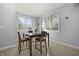 Cozy dining area featuring three windows for lots of natural light at 12372 Ostara Ct, Fishers, IN 46037