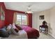 Bedroom featuring a window with valance and neutral colored walls at 1611 Connemara Rd, Indianapolis, IN 46217
