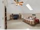 Bonus room featuring a TV and shelving providing an entertainment area in a comfortable and inviting space at 1611 Connemara Rd, Indianapolis, IN 46217
