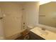 Unfinished bathroom featuring a shower/tub, sink with vanity, toilet, and towel rack at 17039 Silo Ridge Way, Noblesville, IN 46060