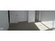 Spacious bedroom featuring neutral carpet, white walls, and two large closets for plenty of storage at 17062 Cowbell Dr, Noblesville, IN 46060
