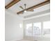 Well lit bedroom with a ceiling fan, tray ceiling and a great view of the backyard at 19590 Wood Farm Pl, Westfield, IN 46074