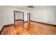 Open-concept living room enhanced by hardwood floors and large windows at 2034 Mansfield St, Indianapolis, IN 46202