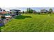 Manicured backyard featuring a pergola, patio, seating, and playset at 2215 Golfside Dr, Lebanon, IN 46052