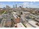 A sprawling cityscape view with various buildings, trees, and rooftops under a partly cloudy sky at 230 E 9Th St # 401, Indianapolis, IN 46204