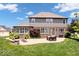 This home offers an inviting backyard patio with plenty of room for entertaining and enjoying outdoor meals at 2705 April Springs View, Carmel, IN 46074