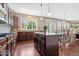 Open kitchen features a center island, stainless appliances, ample counter space and a breakfast nook at 2705 April Springs View, Carmel, IN 46074