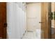 Bathroom featuring a shower with curtain, a toilet, and bright lighting at 273 N Serenity Way, Greenwood, IN 46142