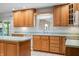 Kitchen featuring oak cabinets and stainless steel appliances at 273 N Serenity Way, Greenwood, IN 46142