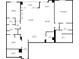 Detailed floor plan showcasing the layout of this condo, including living spaces, bedrooms, and balconies at 333 Massachusetts Ave # 303, Indianapolis, IN 46204