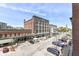 Scenic view of the street with nearby parking for residents and commercial buildings in view at 333 Massachusetts Ave # 303, Indianapolis, IN 46204