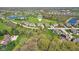 Stunning aerial view of the property showcasing its prime location and landscaping at 3384 Homestretch Dr, Carmel, IN 46032