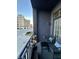 Private balcony with comfortable seating and views of the city at 355 E Ohio St # Ste 105, Indianapolis, IN 46204