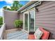 Serene outdoor deck area with patio chair, scenic views, and private space at 3646 Beach Blvd, Cicero, IN 46034