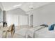 Light-filled main bedroom with vaulted ceiling, skylight and ample closet space, perfect for relaxation at 3646 Beach Blvd, Cicero, IN 46034