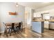 Open concept dining area adjacent to the kitchen at 4729 Beach Club Dr, Noblesville, IN 46062