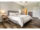 Spacious main bedroom with wood flooring and neutral décor at 4729 Beach Club Dr, Noblesville, IN 46062