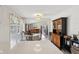 Spacious eat-in area leading to the living room, creating an open-concept design at 4905 Candy Spots Dr, Indianapolis, IN 46237