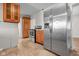 Traditional kitchen featuring stainless steel appliances, and wood cabinets at 5551 W 200 N, Greenfield, IN 46140
