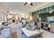 Inviting living room featuring stylish decor and an open floor plan with great lighting at 6054 Easy Ln, Indianapolis, IN 46259