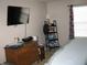 Bedroom with dresser and tv, maximizing a comfortable and private area at 6350 Emerald Springs Dr, Indianapolis, IN 46221