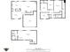 Complete floor plan featuring all floors of the house, including the garage at 6514 Trevia Ct, Indianapolis, IN 46236