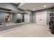 Home gym with mirrored walls and weight equipment at 7602 N Pennsylvania St, Indianapolis, IN 46240