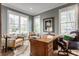 Cozy office with a beautiful view and plenty of natural light from large windows at 7602 N Pennsylvania St, Indianapolis, IN 46240