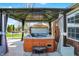 Hot tub inside a gazebo creates a relaxing and private oasis at 7618 Ballyshannon St, Indianapolis, IN 46217