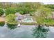 Aerial view of a community pool and lake access, perfect for recreation and relaxation at 7786 Harbour Isle, Indianapolis, IN 46240