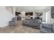 Spacious open concept living room and kitchen, perfect for entertaining guests at 813 Sonoma Ln, Greenfield, IN 46140