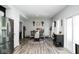 Bright dining area adjacent to the kitchen, perfect for Gathering meals and entertaining at 10538 Rose Mill Dr, Lawrence, IN 46235