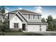 Charming two-story home with a three-car garage, stylish siding, and manicured landscaping at 10823 Soda Creek Ct, Indianapolis, IN 46239