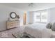 Bright main bedroom with carpet, a large window and stylish furnishings at 1087 Stubble Run, Danville, IN 46122