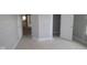 Hallway with neutral walls, carpeted floors, and a great view of the home's interior at 12417 Fresh Stock Dr, Noblesville, IN 46060