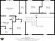 Second floor plan highlighting the Primary bedroom, walk-in closet, bedrooms, and bathrooms layout at 12449 Huntington Dr, Indianapolis, IN 46229