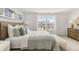 Bright bedroom with a large window and soft, neutral decor, creating a relaxing and inviting space at 1285 Chatham Hills Blvd, Westfield, IN 46074