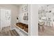 Welcoming entryway featuring built-in storage and easy access to the kitchen at 1285 Chatham Hills Blvd, Westfield, IN 46074