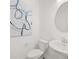 Clean powder room features a modern toilet and sleek pedestal sink at 1285 Chatham Hills Blvd, Westfield, IN 46074