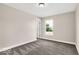 Bedroom featuring neutral walls, white trim and plush gray carpet at 279 Commodore Dr, Pittsboro, IN 46167