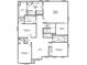 Second floor layout including primary suite, bedrooms, baths, laundry and a retreat area at 279 Commodore Dr, Pittsboro, IN 46167