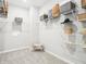 Spacious walk-in closet with wire shelving providing ample storage solutions at 30 Benfield Dr, Whiteland, IN 46184