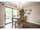 Dining area with sliding door to patio at 354 E Arch St, Indianapolis, IN 46202