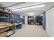 Finished basement with storage and shelving at 3818 Kessler Boulevard East Dr, Indianapolis, IN 46220
