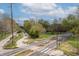 A street corner with a crosswalk and neighborhood walking path for easy access at 3818 Kessler Boulevard East Dr, Indianapolis, IN 46220